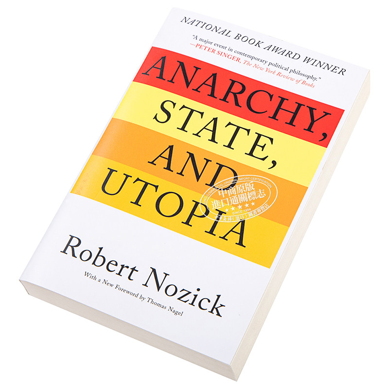 无政府状态乌托邦英文原版anarchystateandutopia人文社科类原版书