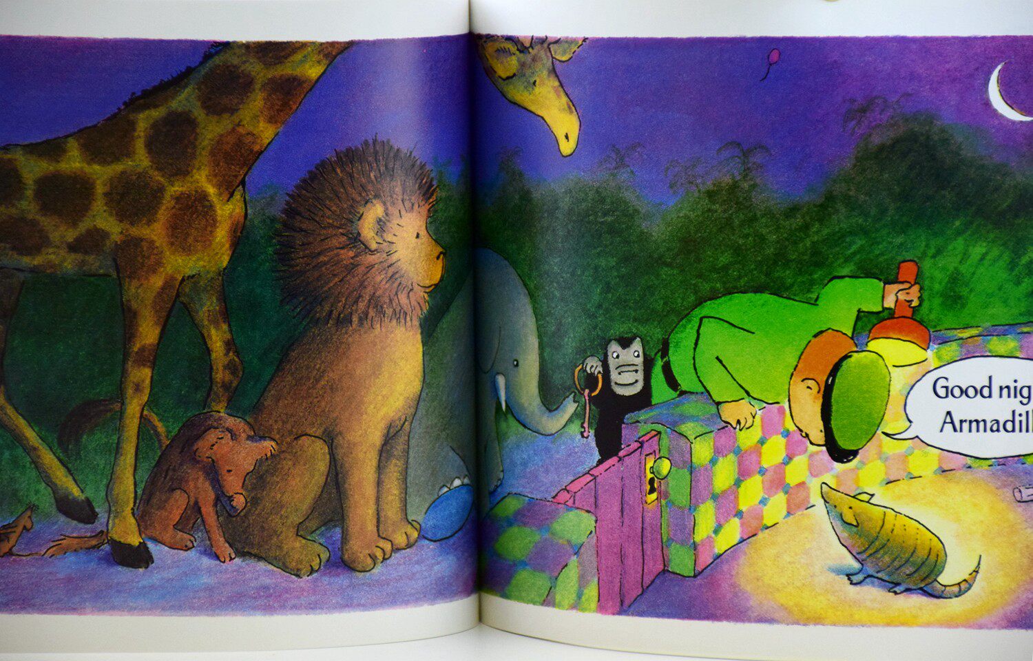 中商原版晚安大猩猩英文原版goodnightgorilla少儿绘本吴敏兰书单