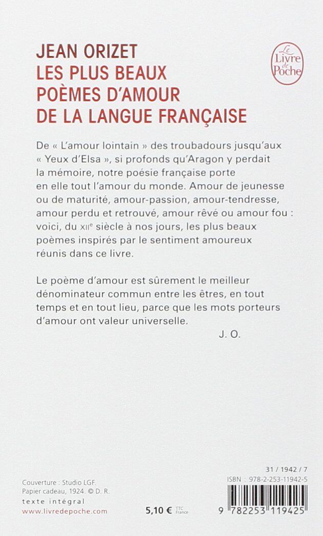 原版诗歌jeanpoemesbeauxplusles法文外国中商文学小说类原版书