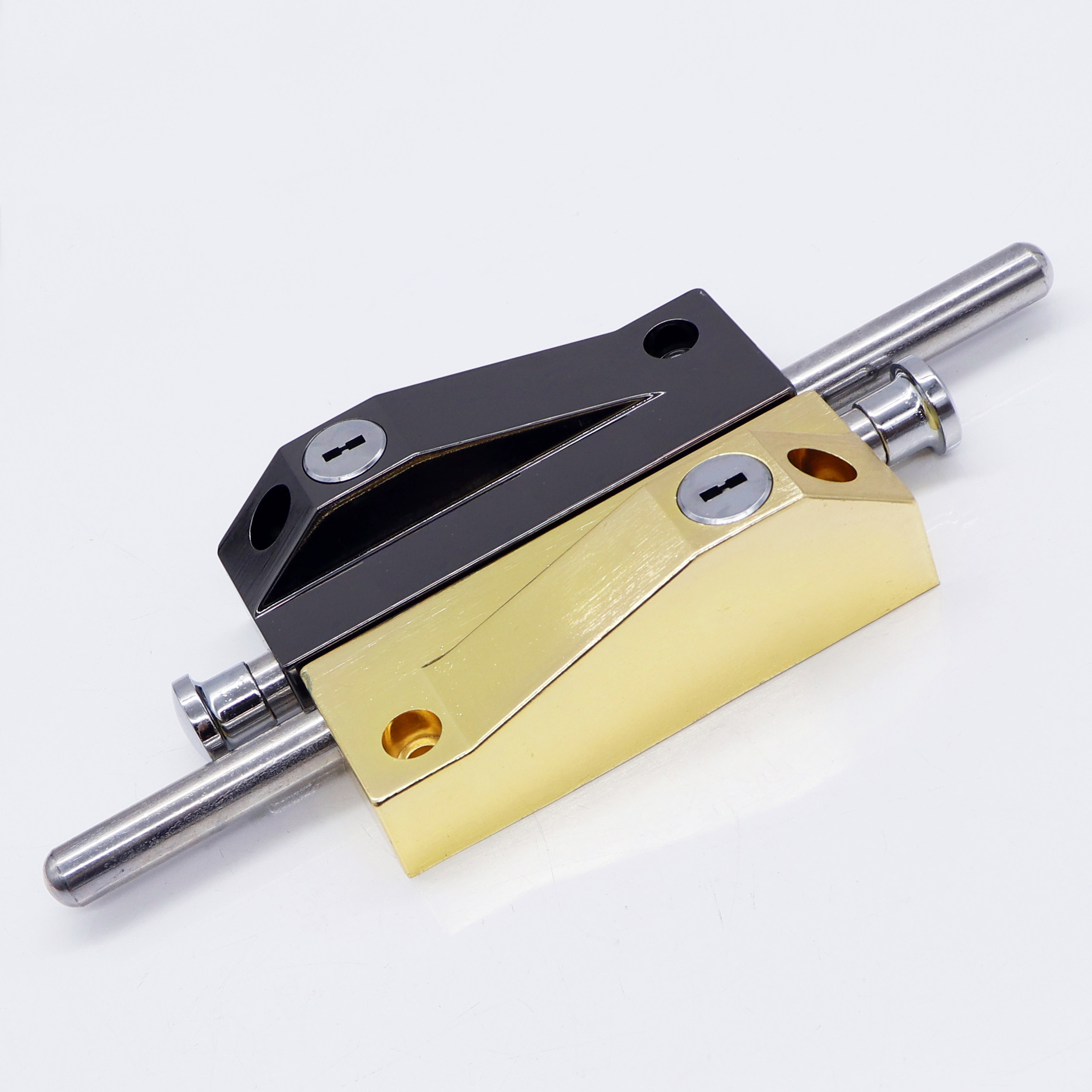 门锁旋转插销弹簧地插木门地锁肯德基开门落地明插销