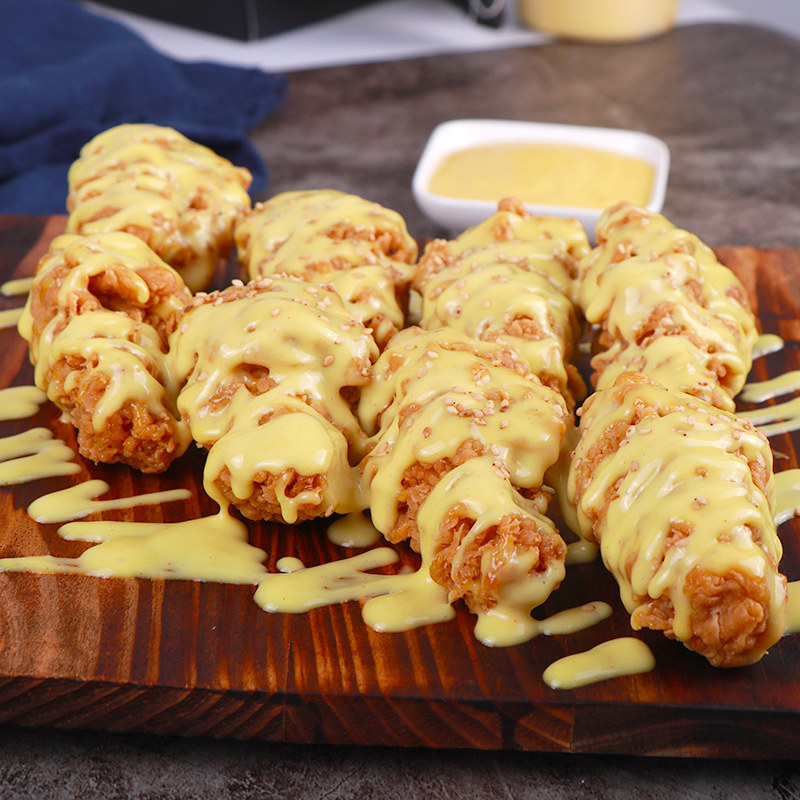 韩国蜂蜜芥末酱包邮新鲜黄蜂蜜芥末鸡排沙拉酱炸鸡调味酱小袋装