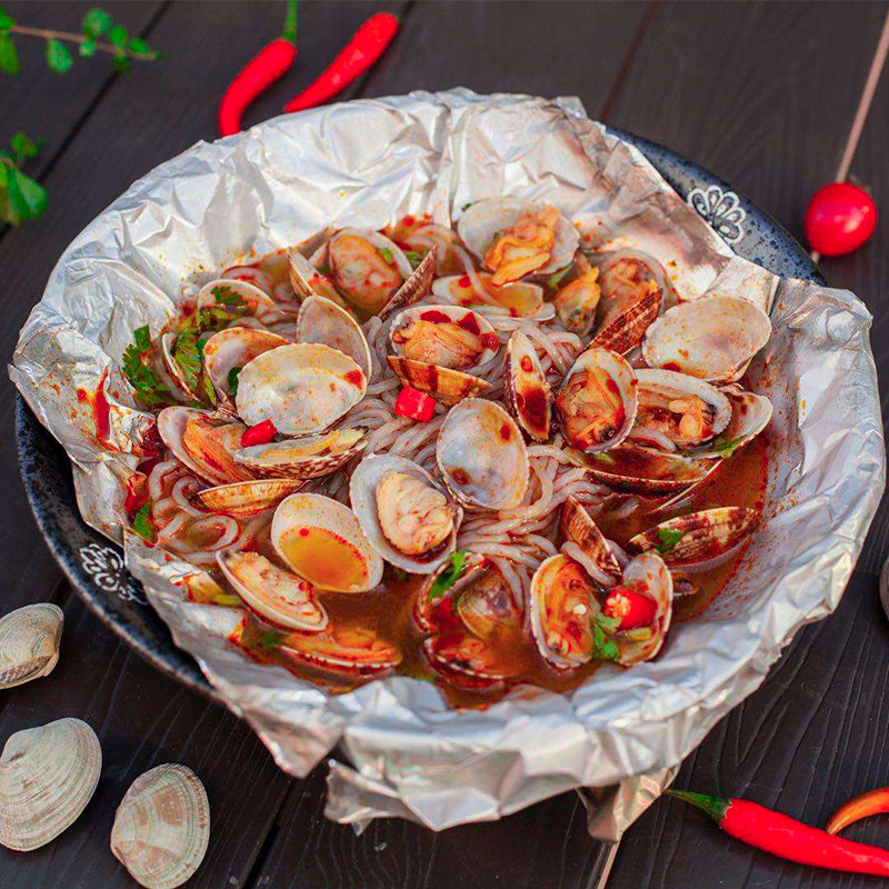 锡纸花甲粉丝速食袋装方便方便面面带调料酱料螺蛳粉