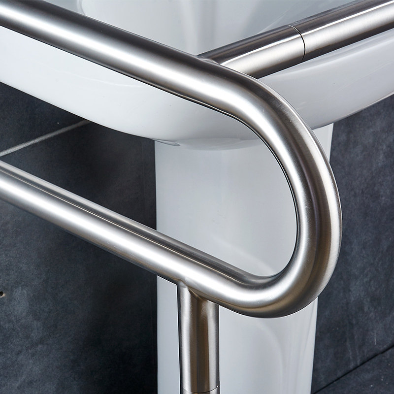 不锈钢面盆残卫栏杆立柱洗脸台盆浴室安全卫生间浴室扶手