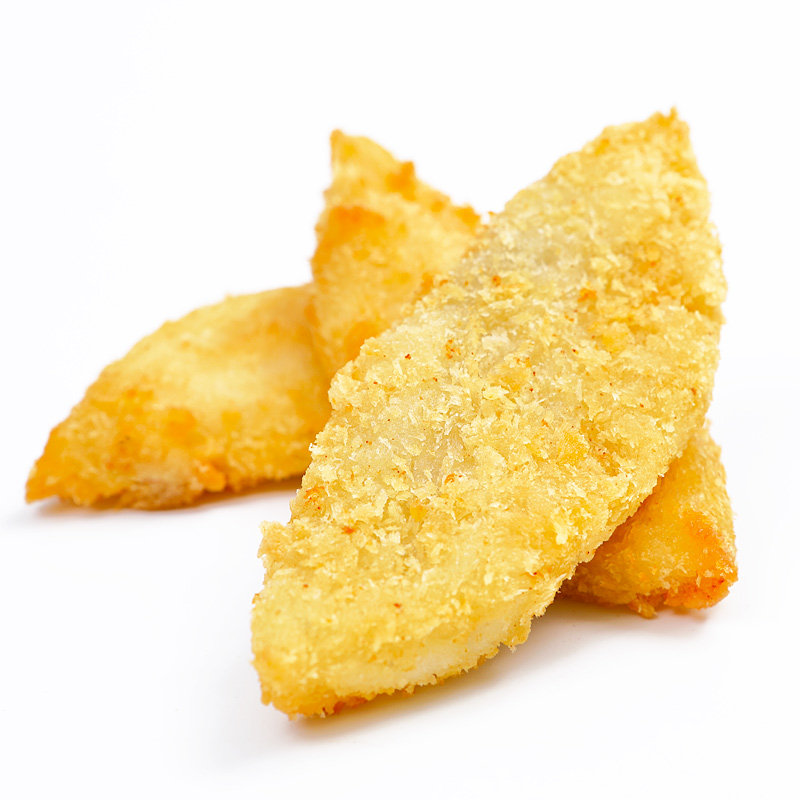 鳕鱼亚洲鱼港深海鱼条裹粉鱼排油炸小吃36枚鳕鱼