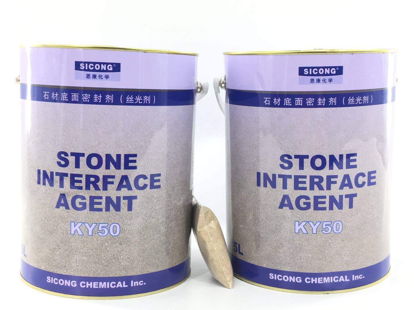 防护美国思康ky50石材密封剂丝光上光膜湿底面天然大理石