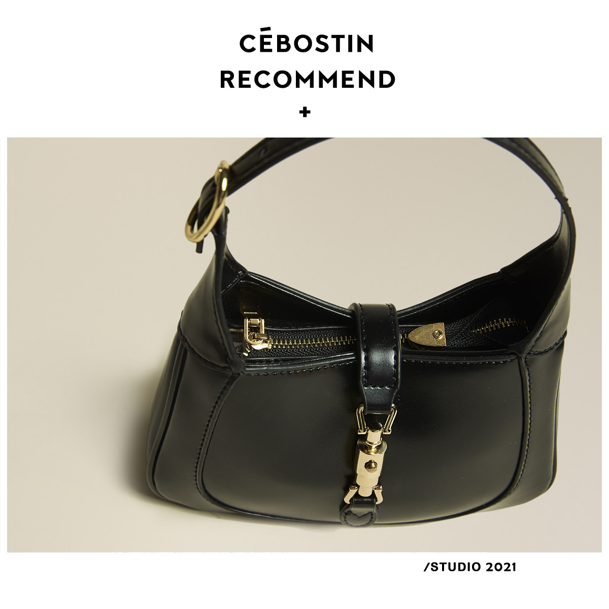 1961粉红色腋下包包女2021新款复古牛皮单肩斜跨包女士包袋