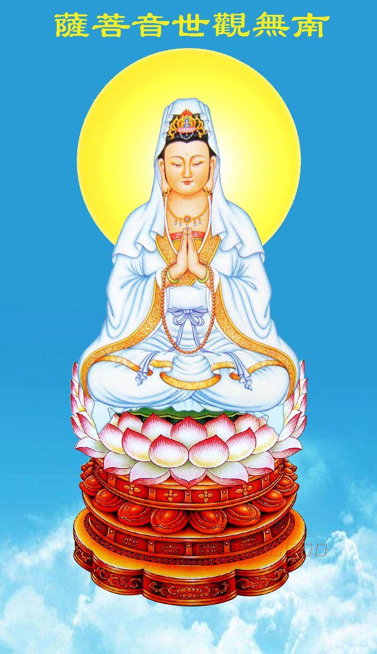 娑婆三圣卷轴画像地藏王菩萨释迦摩尼佛观世音菩萨佛堂挂画丝绸画