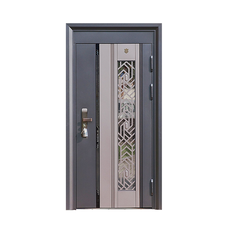 厦门铭盾双层防盗入户套房家用大门烤漆通风进户门