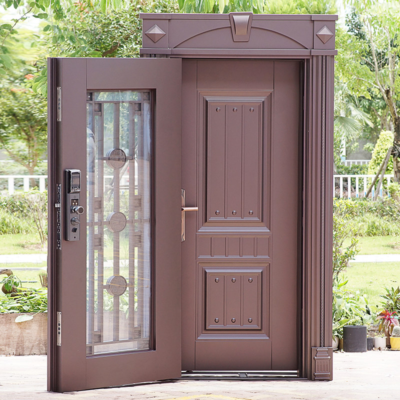 铭盾样品双层现货防盗门复合烤漆安全家用入户进户门