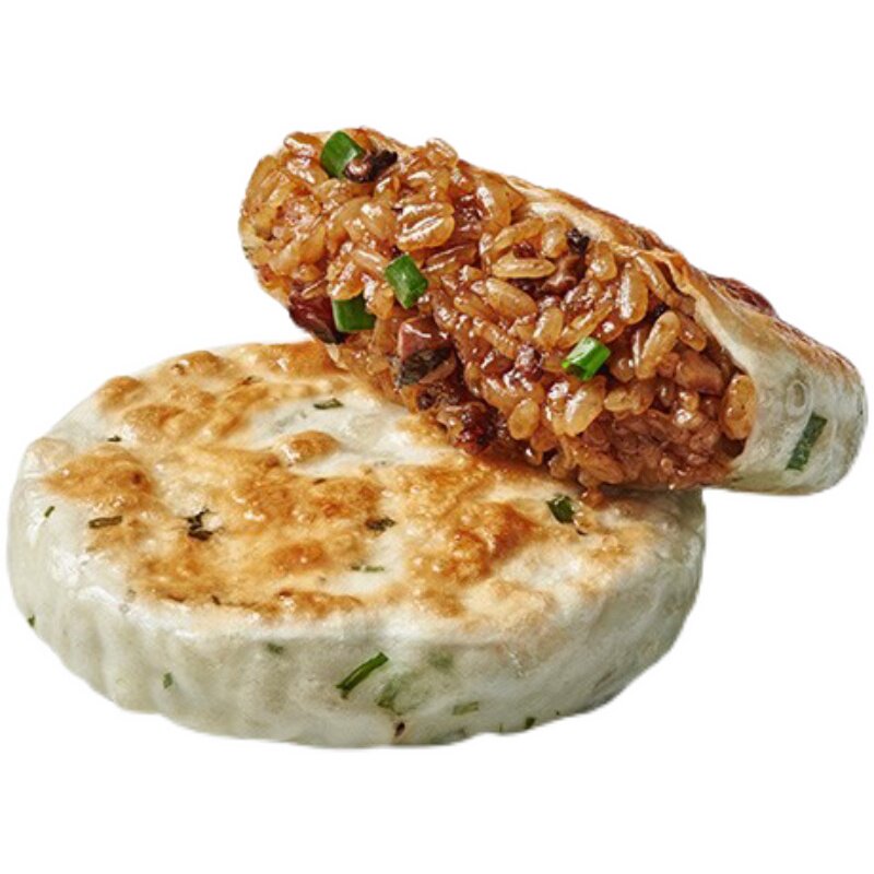 香煎糯米饼酱肉味馅饼速食营养早点半成品酥脆方便早餐10个包邮