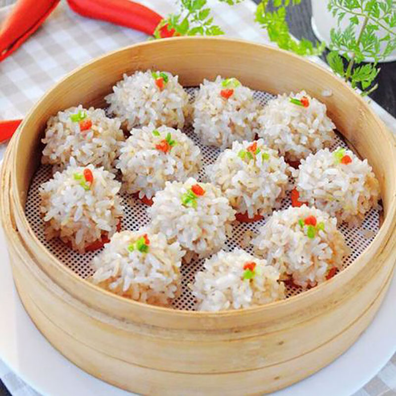 餐厅珍珠藕丸糯米丸子肉丸商用速冻袋装农家乐肉丸