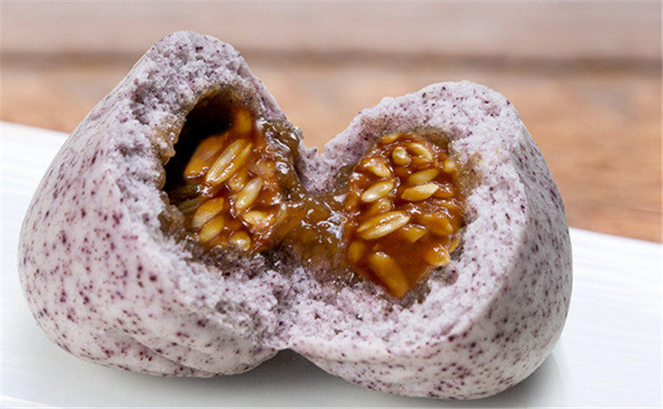 乐肴居爆汁紫米燕麦包子 儿童成人粗粮营养早餐面食酒店速冻点心