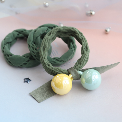 韩国头饰发绳简约个性小清新布艺头绳扎头发的皮筋绑