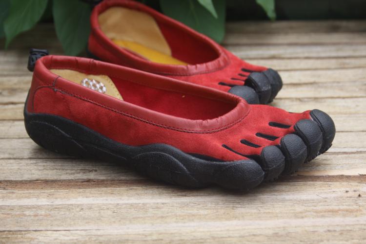 限时吐血价正品五指鞋 真皮男女攀岩鞋个性五指跑步鞋分趾运动鞋