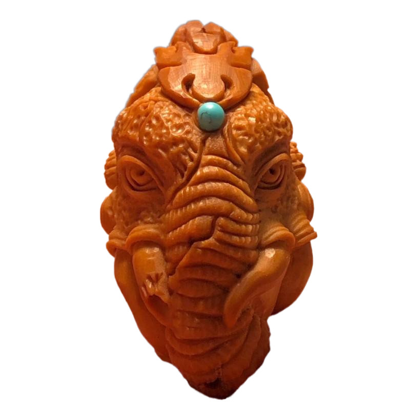 象神雕刻挂件大象件男文玩精品单颗吊坠核雕佛珠