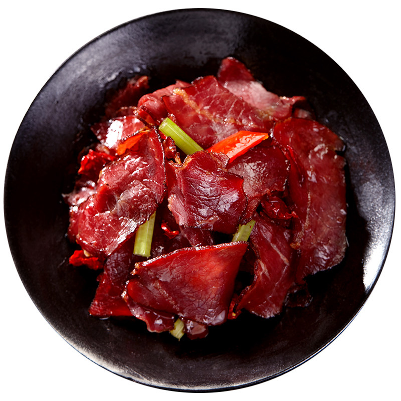 湖南湘西特产轻享薄切贵州烤黄牛肉风干烟熏腌肉