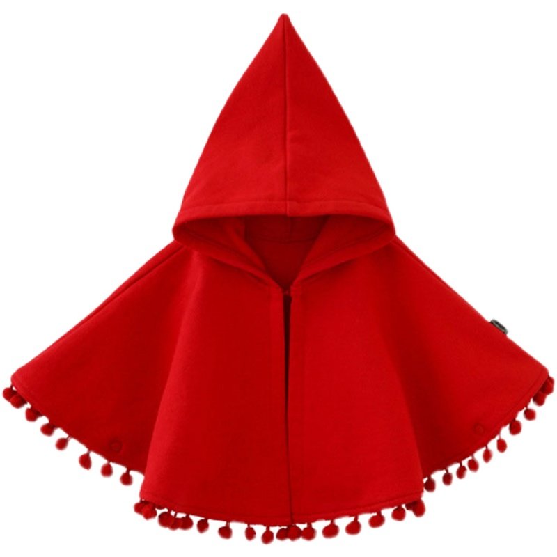 婴儿婴幼儿女童披肩外套宝宝冬季春秋披风防风披风