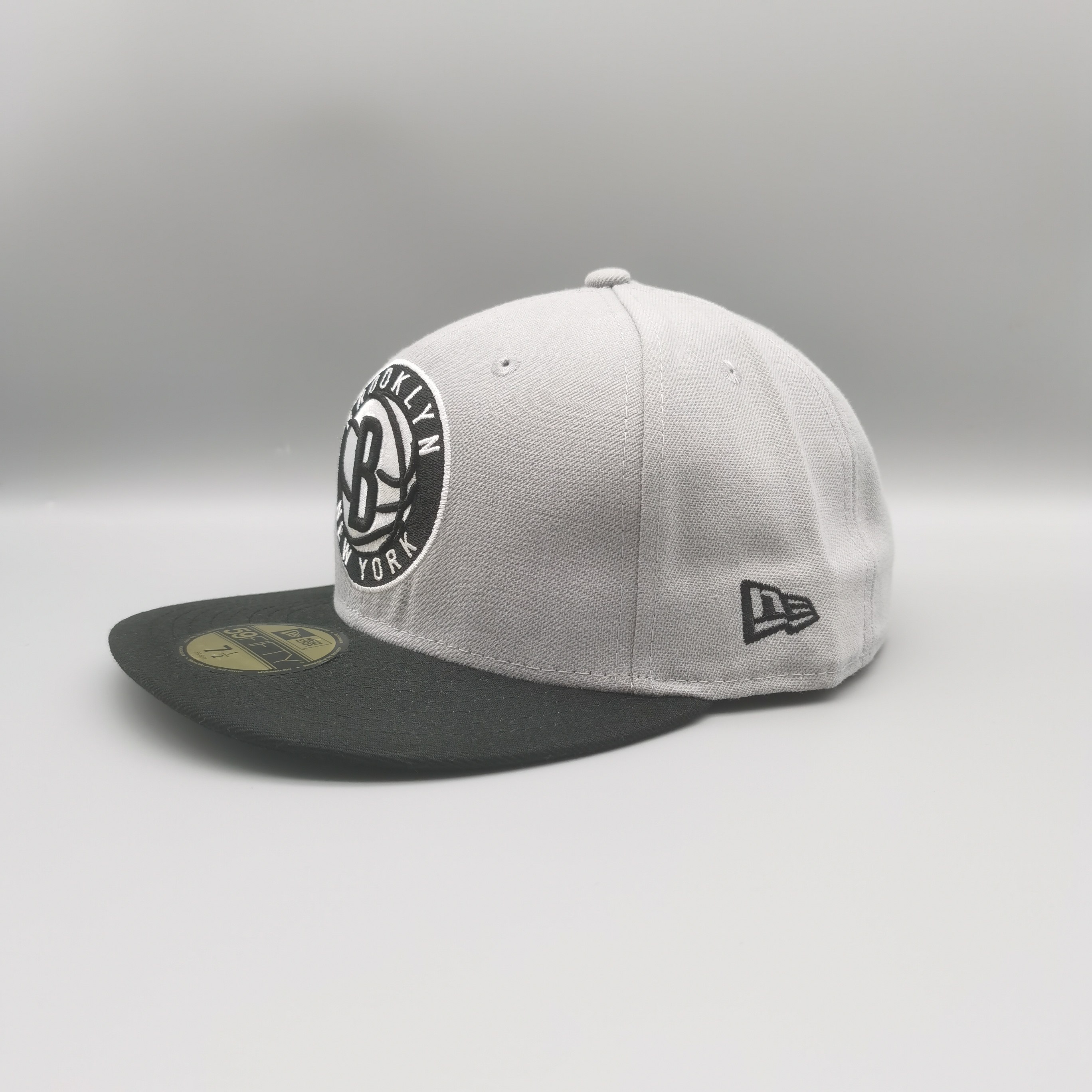 newera正版美职篮nba布鲁克林撞色闭口全封棒球帽平檐帽子