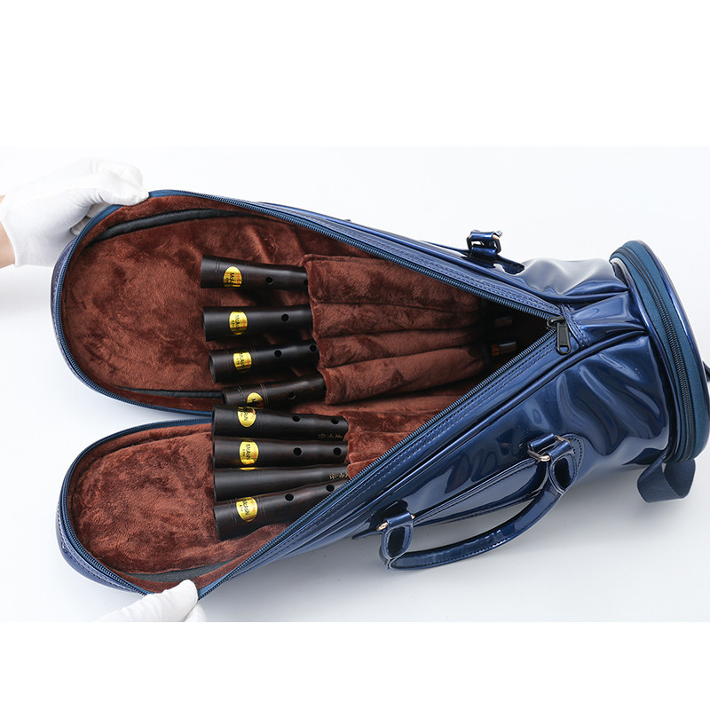 唢呐加厚男女轻便防水水晶亮面漆皮喇叭背包乐器包