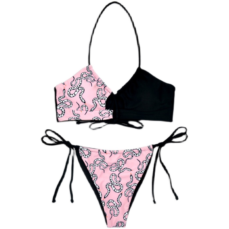 2022欧美新款高叉半包臀比基尼性感泳衣女显暴露比基尼