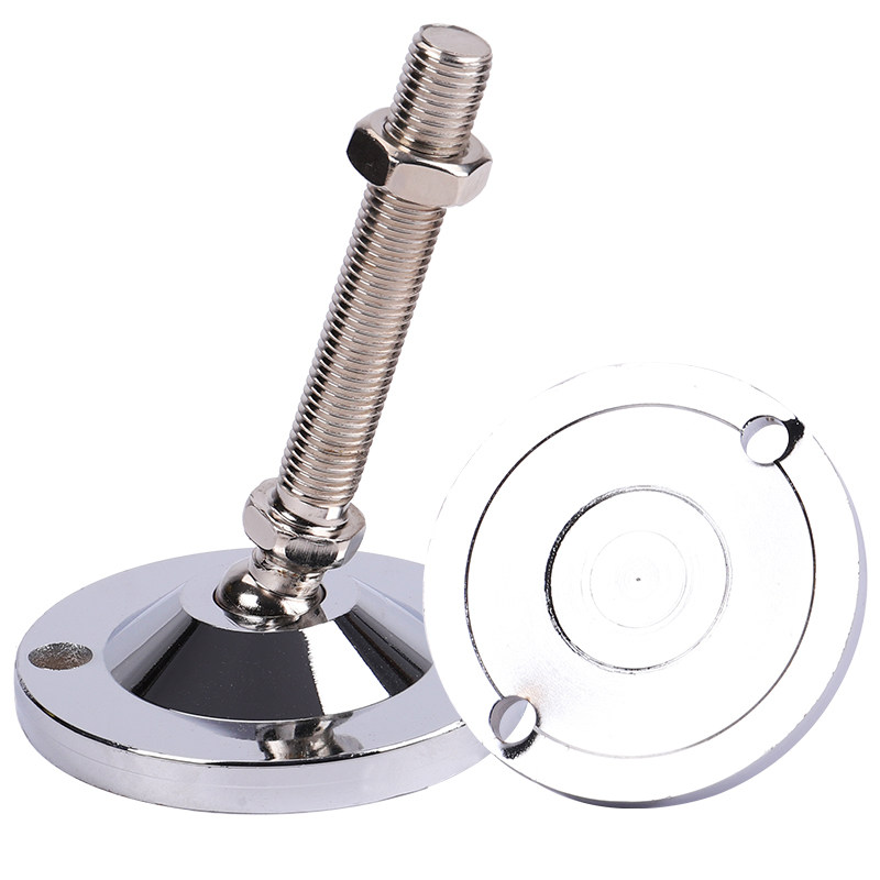 重型碳钢万向调节脚杯机床地脚螺丝实心调整防震支撑关节蹄脚m100