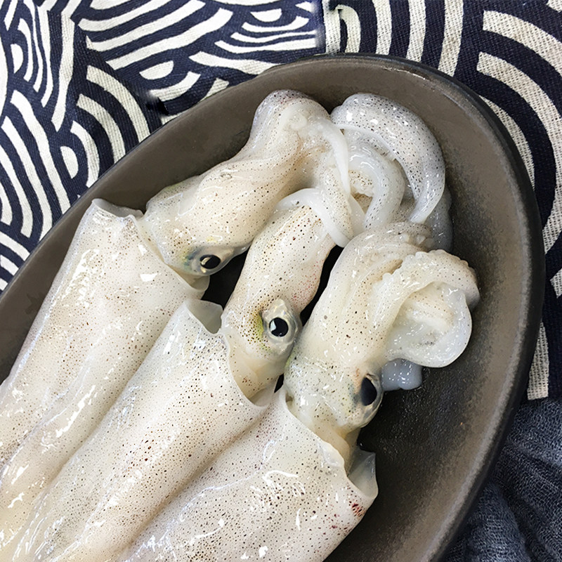 鱿鱼海鲜小管新鲜一口鲜活野生生鲜冷冻尤鱼海其它
