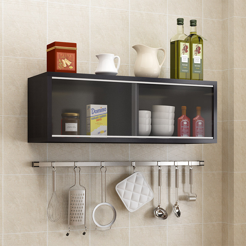 移门吊柜玻璃钢化玻璃挂柜储物柜厨房展示柜书柜吊柜