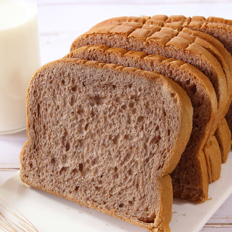 黑麦全麦吐司无糖粗粮面包早餐饱腹代餐3袋西式糕点