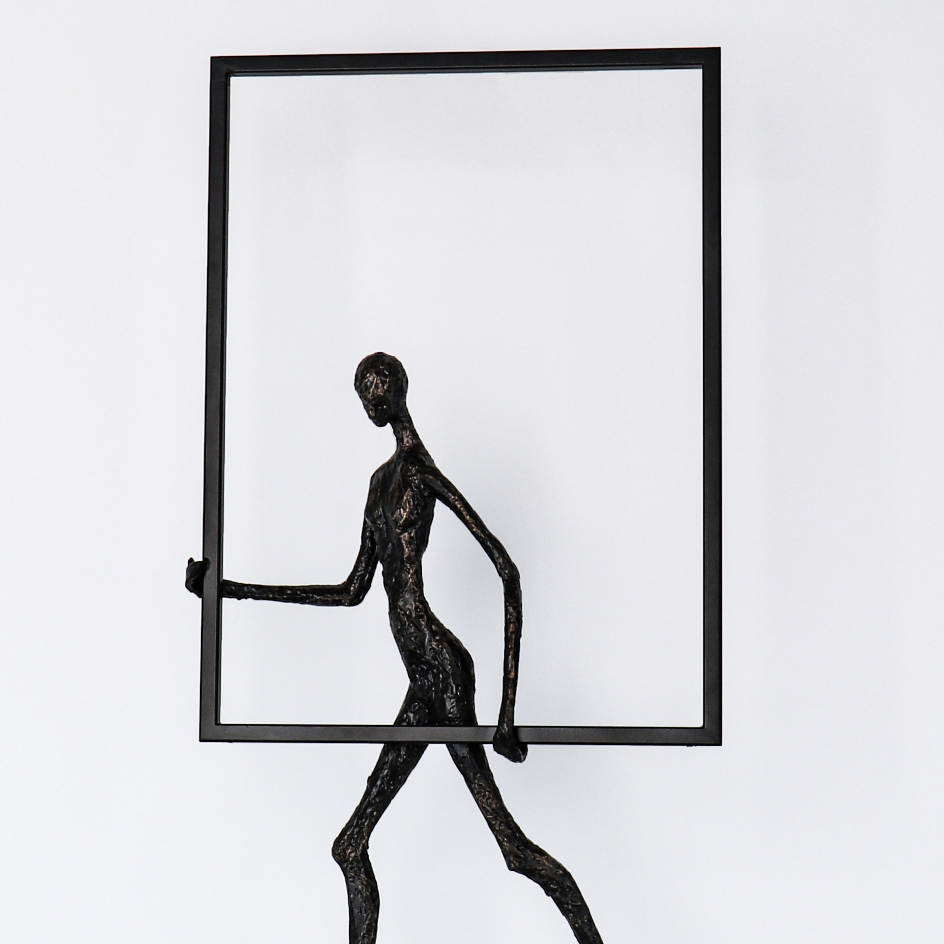 北欧现代样板房玄关抽象创意创意人人物雕塑摆件摆件