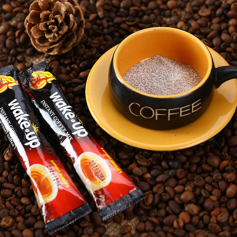 咖啡包邮越南南威貂鼠wakeup三合一速溶850克袋装速溶咖啡