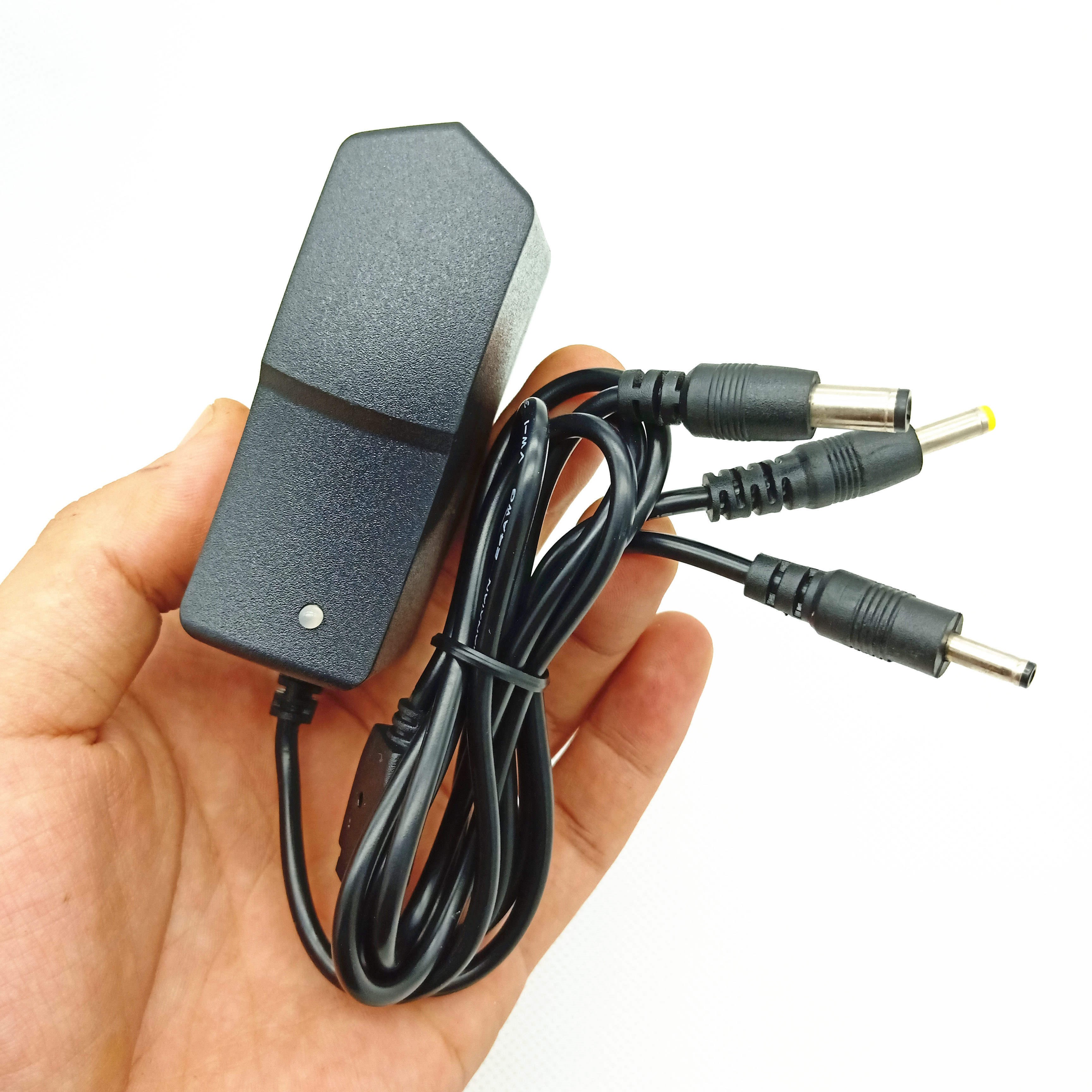 强光手电筒充电器钓鱼灯头头灯通用圆头36v37v42v小圆充电器