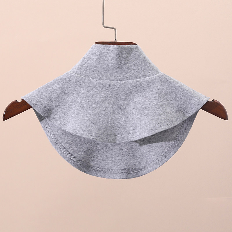 男士毛衣秋冬领子衣领百搭半高围脖保暖男生假领