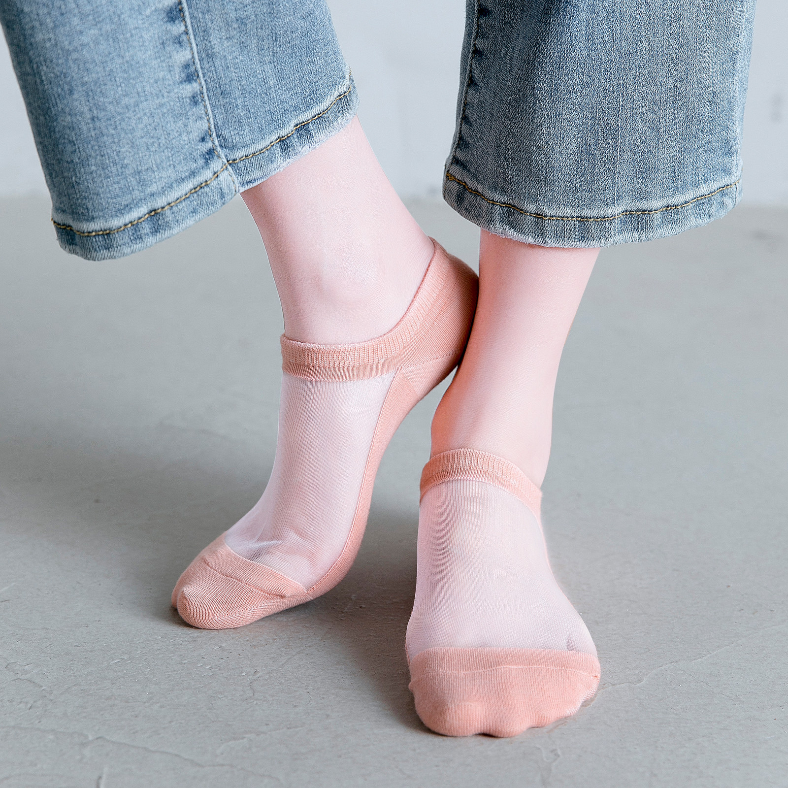 玻璃丝袜日系水晶透明船袜短袜女袜子夏季薄款超隐形浅口硅胶韩版