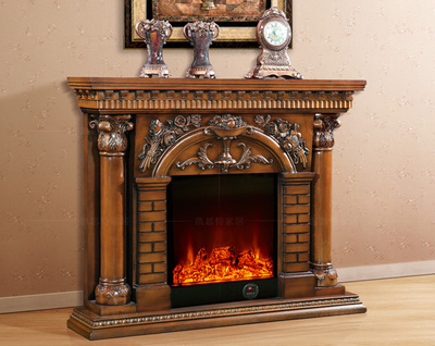 美式实木壁炉欧式高档装饰火炉其它柜类