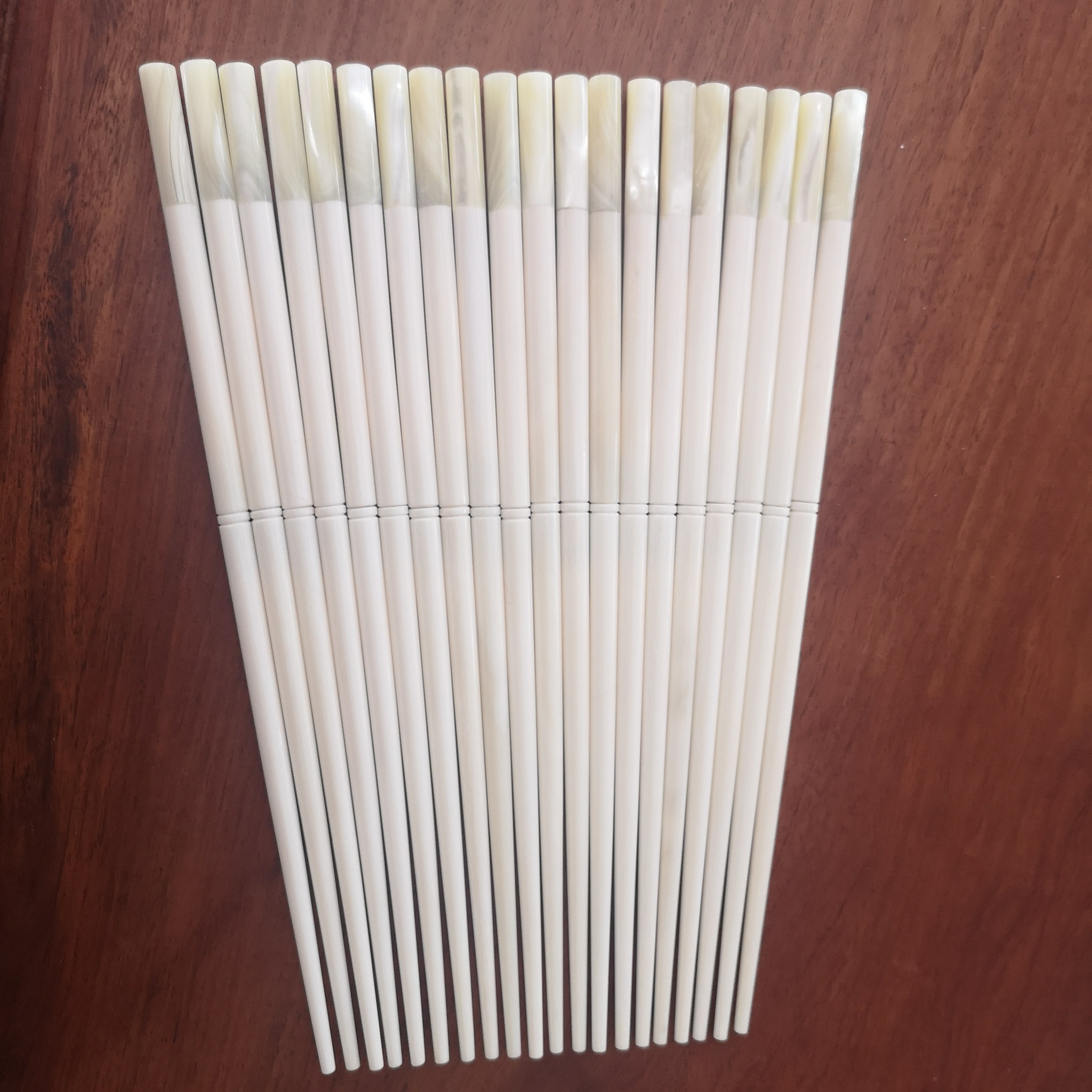 正品保证越南特产天然牛骨10双筷子乳白色筷条筷子