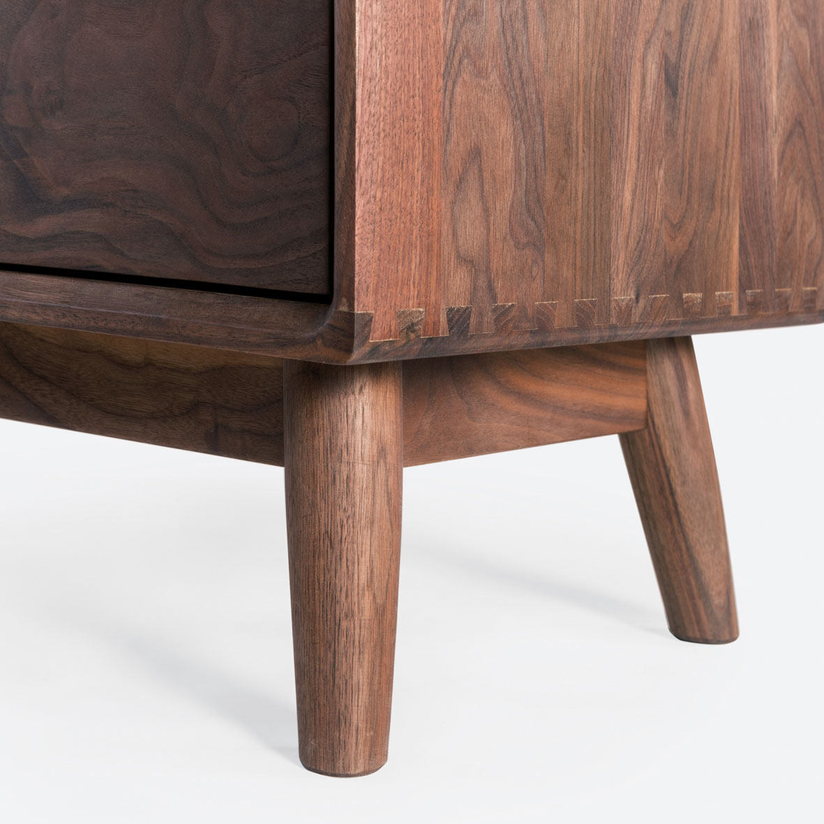 及木家具北欧樱桃木黑胡桃储物柜五抽屉餐边柜实木五斗柜dg010