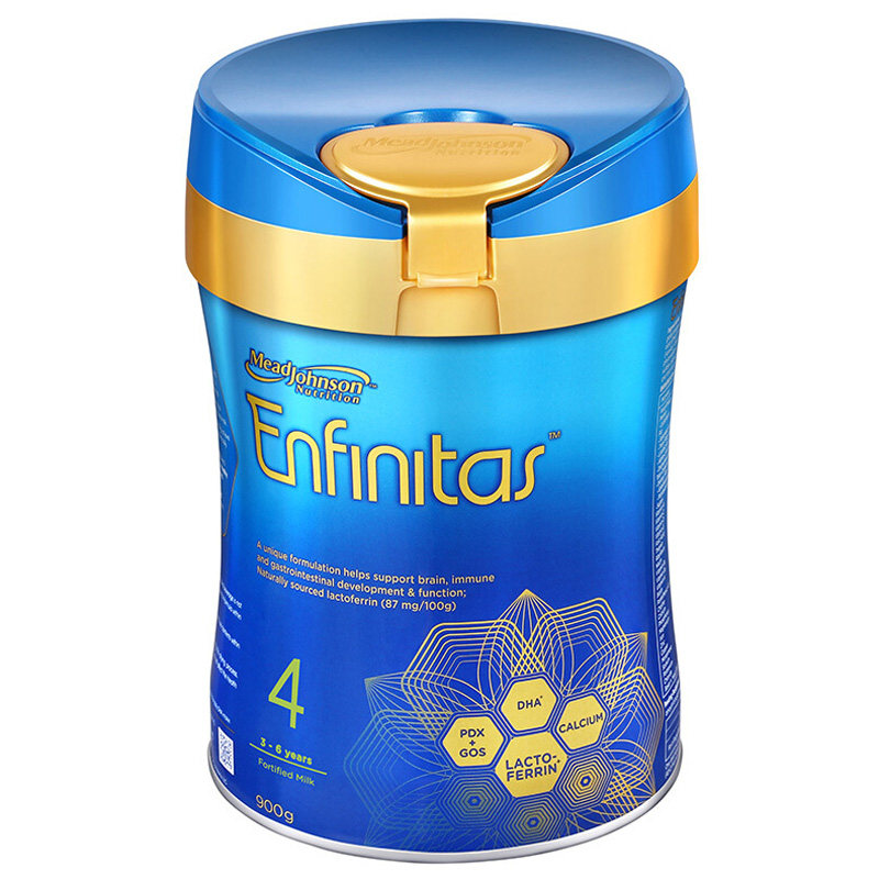 美赞臣港版蓝臻enfinitas乳铁蛋白婴幼儿奶粉4段36岁婴幼儿牛奶粉