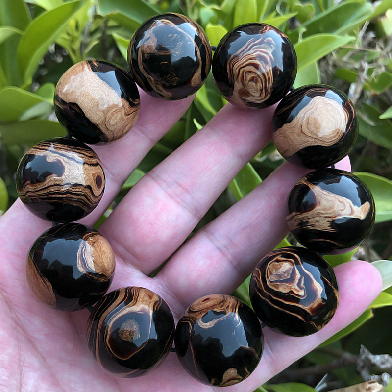 海神保真海柳血柳活收藏级手串男士佛珠念珠圆珠手串