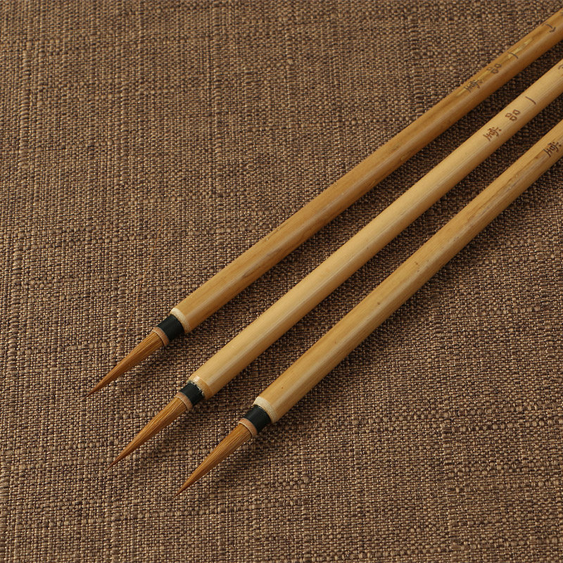 狼毫板画用笔笔勾线笔描边笔瓷器画笔毛笔