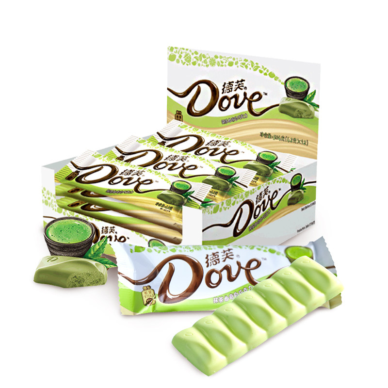 德芙巧克力清新水果味白巧42g12盒