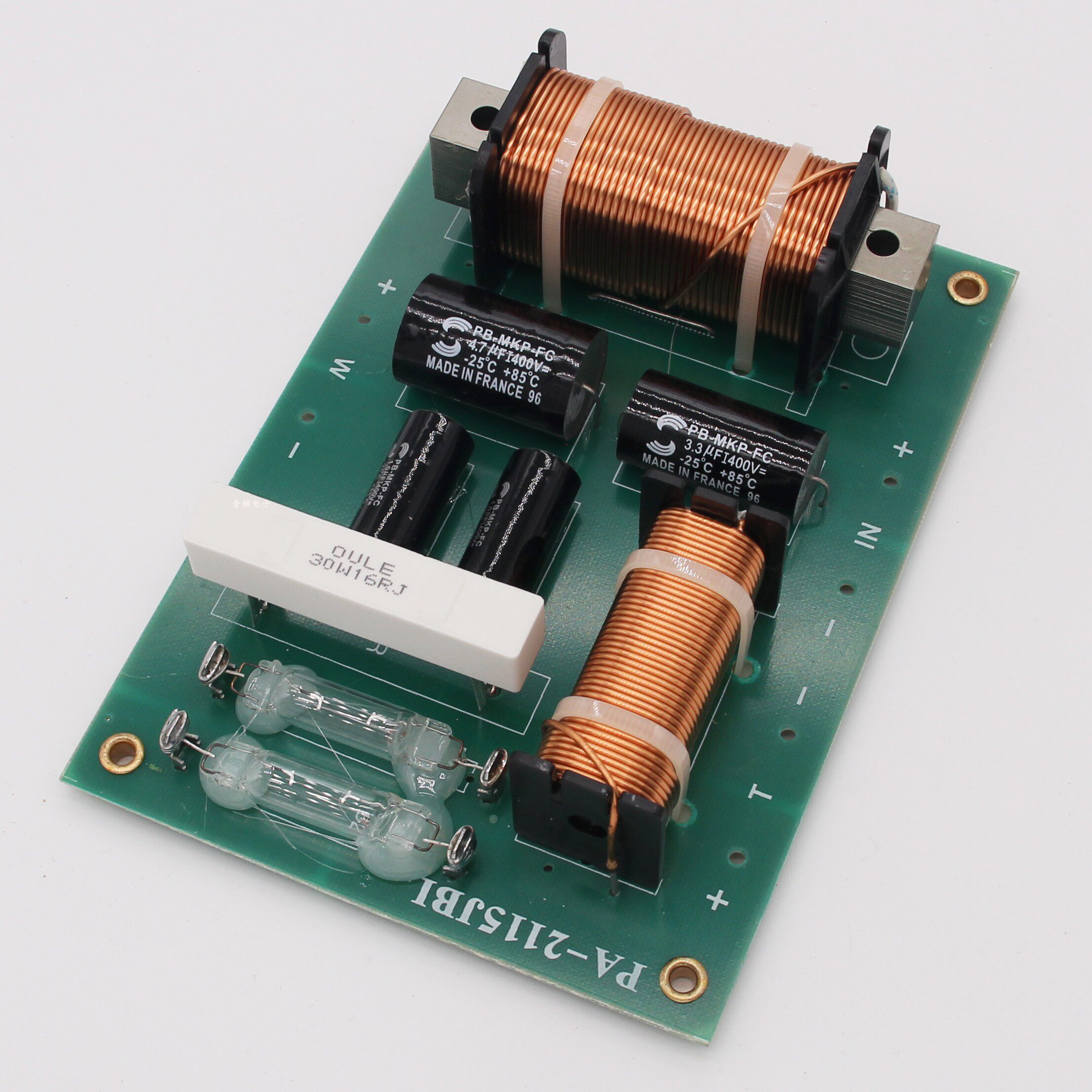 音箱频器高音低音二分oule欧乐pa2115jbl进口电容分频器