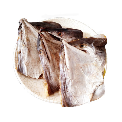 台州特产海鲜干货野生鱼头干淡头现骨头500g鳗鱼