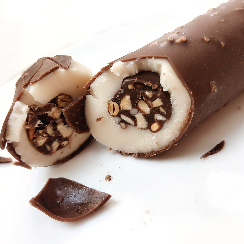 2022新品5支天淇坚果巧克力脆皮雪糕68g能量冰淇淋