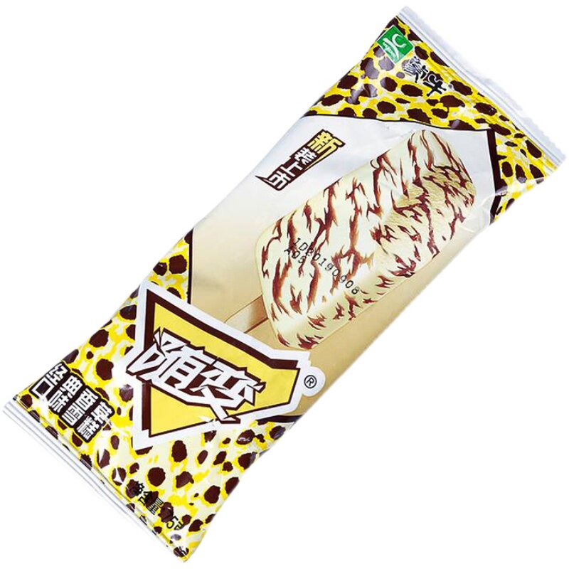 5支蒙牛随变雪糕香草巧克力冰淇淋75g小时候冷饮冰淇淋