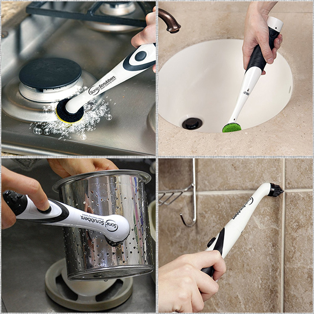 日本进口电动手持无线清洁刷子厨房全自动多功能浴室瓷砖懒人清洗