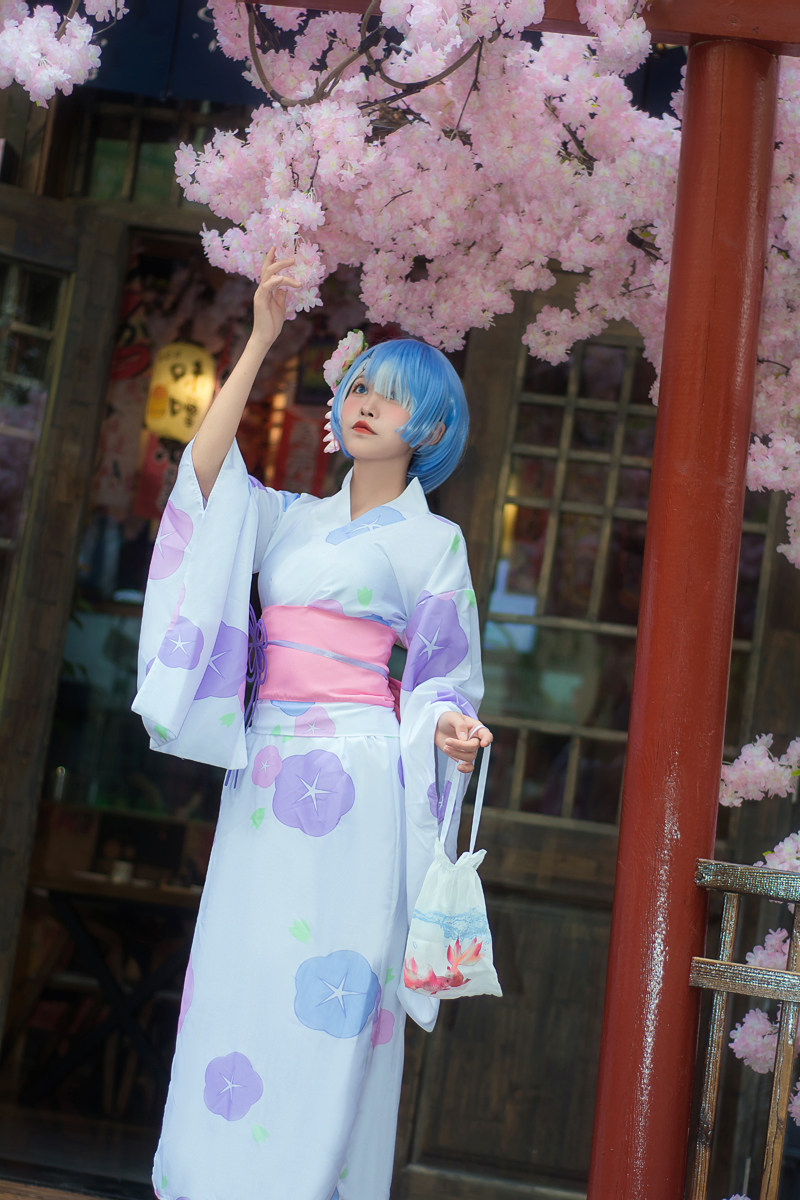 从零开始拉姆和服浴衣雷姆cosplay蕾姆cos服女装现货