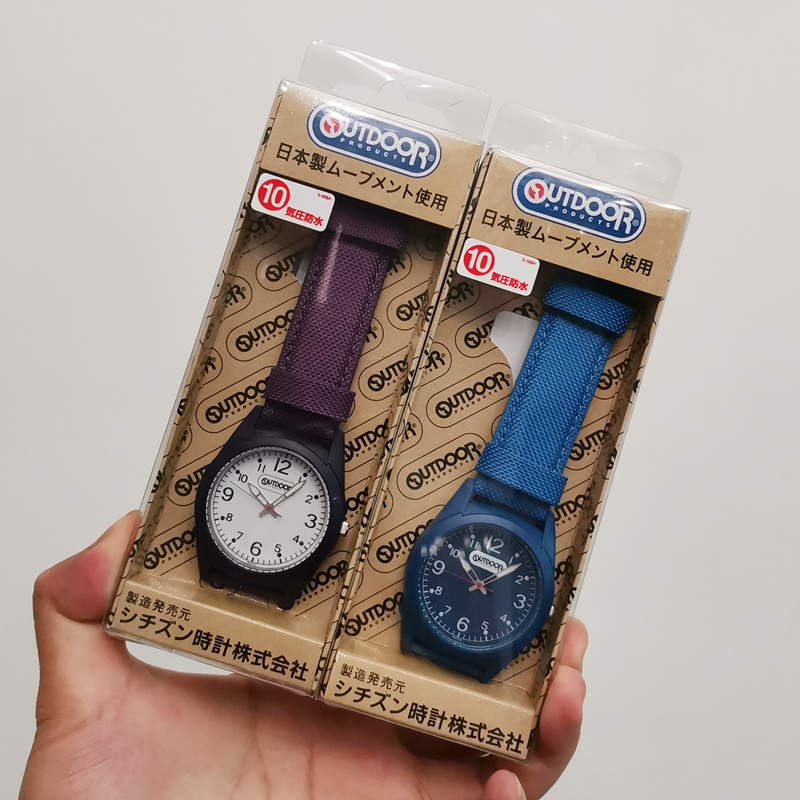 日本西铁城运动休闲学生考试手表游泳防水男女情侣款生日礼物儿童