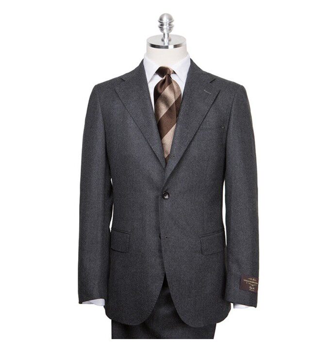 意大利维达莱法兰绒加厚重磅超高密度纯毛120支西服套装秋冬系列热销