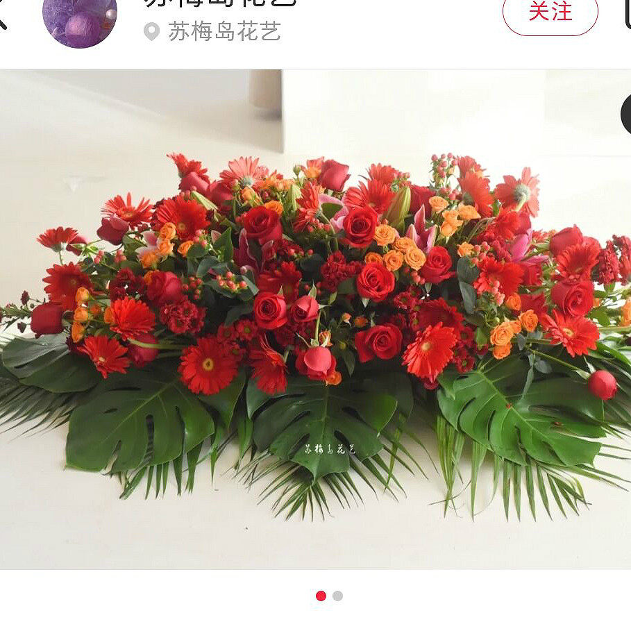 商务签到台花桌花会会议用花台花专送成都双流商务用花