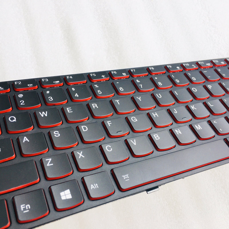 键盘联想y400y410py510py430p笔记本全新原装黑键红边实物键盘